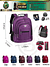 MOCHILA UNISEX Com fechadura de senha com CABO USB/P2 （Dica ⚠️Este anúncio possui compra avulsa ou em pacote）